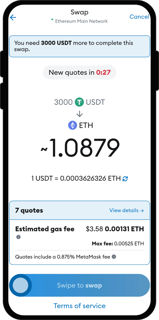 Swap Your USDT for Sigma