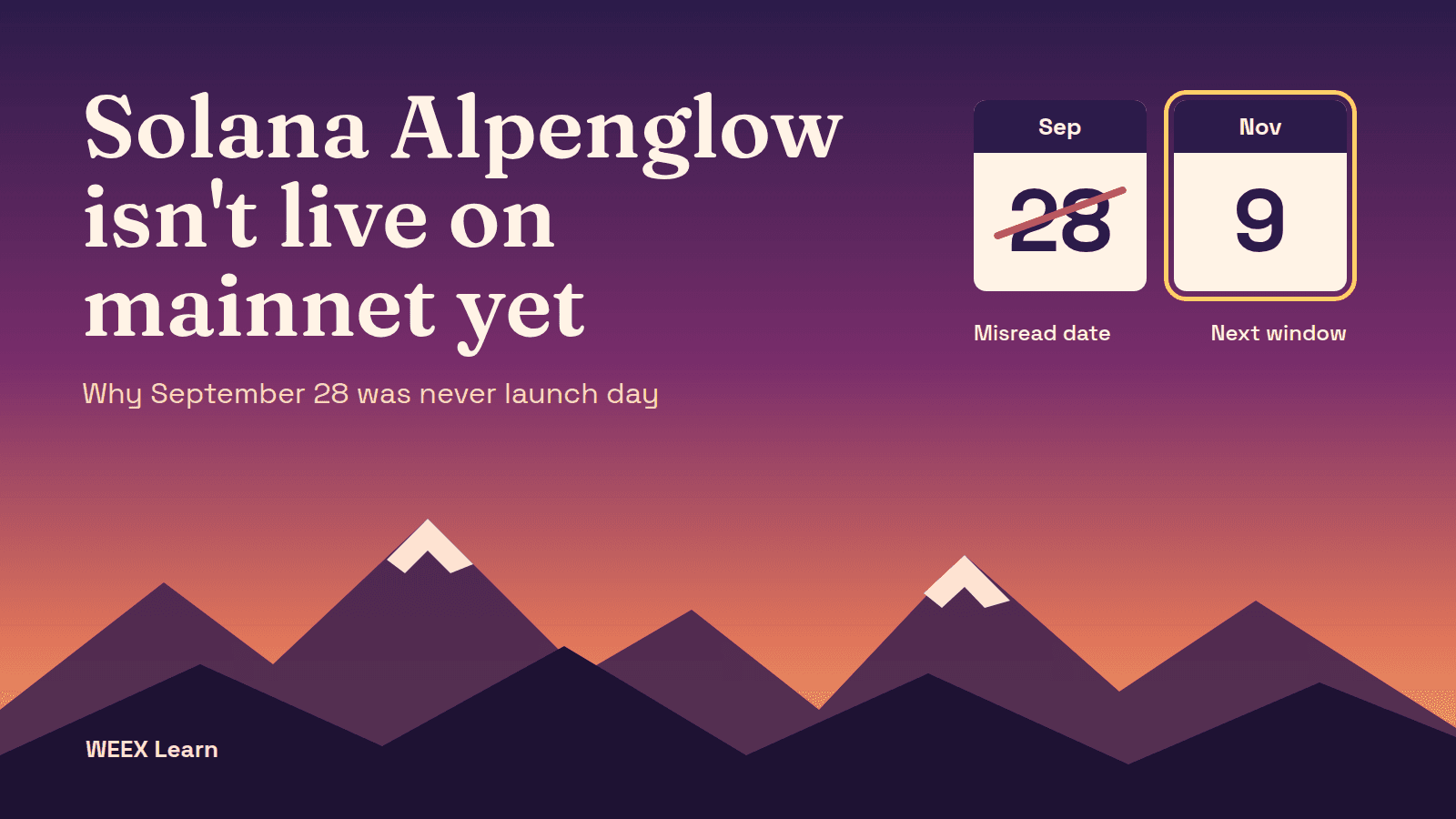 Solana Alpenglow Mainnet Date: Why Sept 28 Wasn't Launch Day