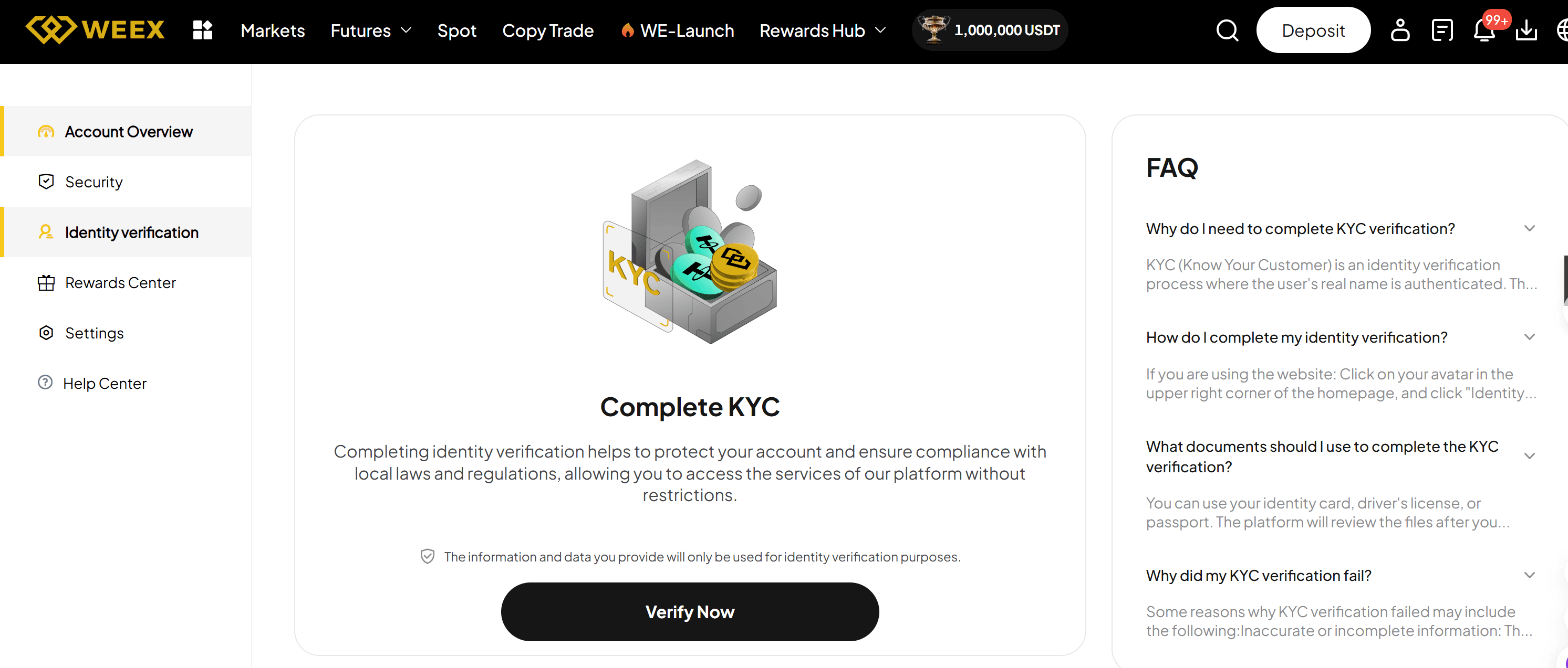 WEEX交易所是否需要KYC認證?