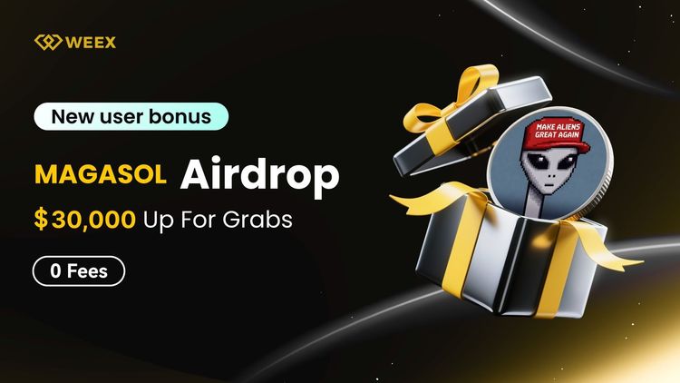 MAGASOL 空投:在 WEEX 領取 30,000 USDT 的份額
