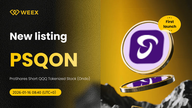PSQON USDT-Handel live: ProShares Short QQQ Coin an der WEEX-Spotbörse