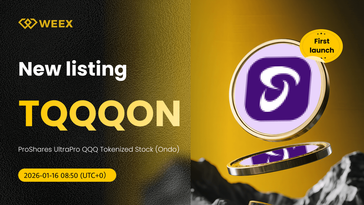 TQQQON USDT Live: WEEX listet ProShares UltraPro QQQ (Ondo)