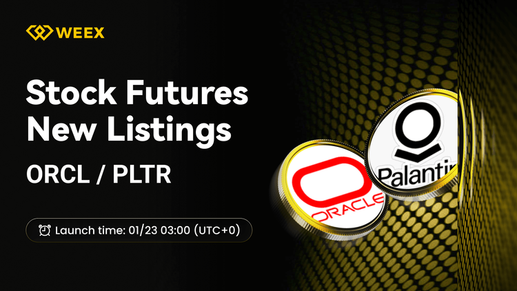 WEEX führt unbefristete Kontrakte für ORCL USDT und PLTR USDT ein