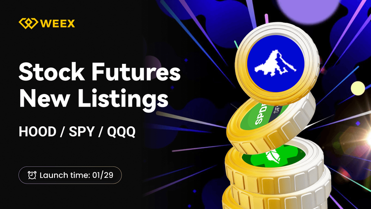 WEEX führt HOOD-, SPY- und QQQ-USDT-Futures-Kontrakte ein