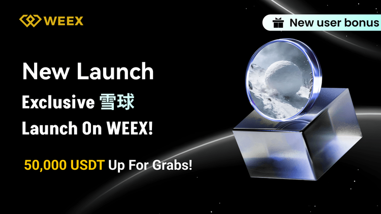 解锁50,000 USDT 的雪球空投： WEEX新上市活动的完整指南