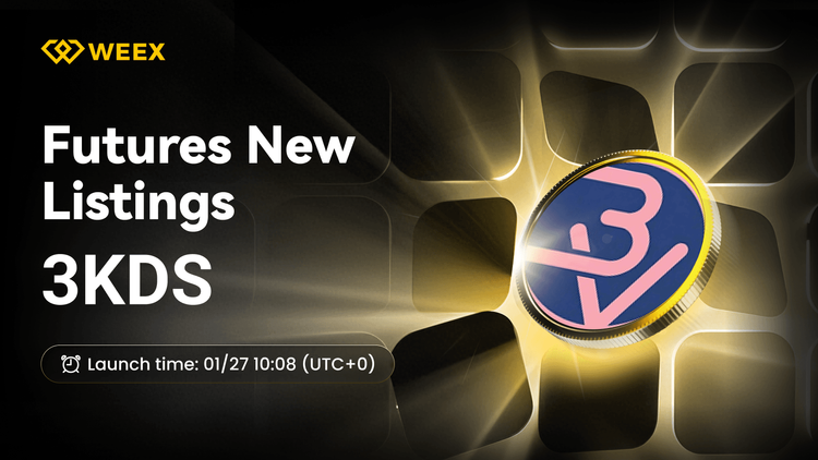 3KDS USDT-Paar: 3 Kingdoms Multiverse (3KDS) an der WEEX-Futuresbörse