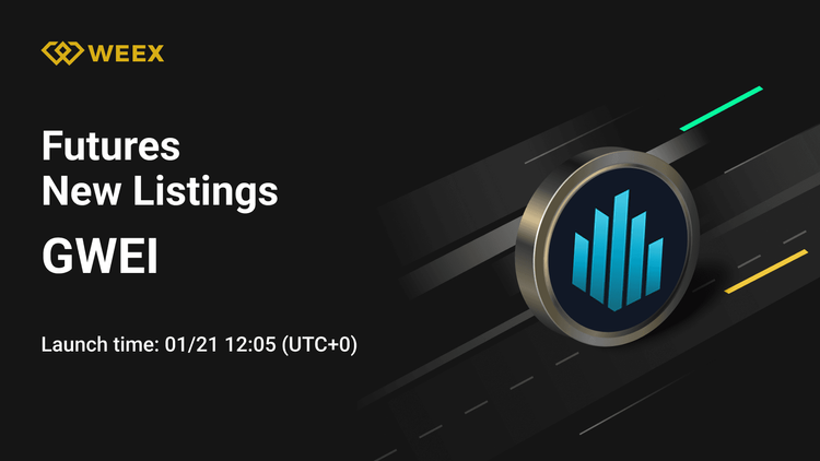 GWEI USDT-Perpetual-Kontrakt startet auf WEEX Futures
